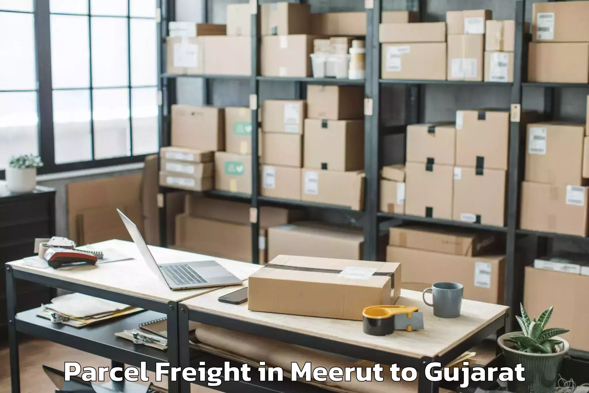 Trusted Meerut to Amirgadh Parcel Freight